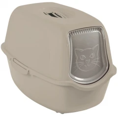 Κλειστή Λεκάνη Γάτας Rotho MyPet Bailey 56x40x39 cm Καπουτσίνο  Κλειστή Λεκάνη Γάτας Rotho MyPet Bailey 56x40x39 cm Καπουτσίνο