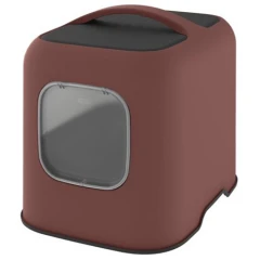 Κλειστή Λεκάνη Γάτας Rotho MyPet Biala 51x39,5x44,3cm Μπορντό Κλειστή Λεκάνη Γάτας Rotho MyPet Biala 51x39,5x44,3cm Μπορντό