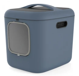 Κλειστή Λεκάνη Γάτας Rotho MyPet Biala XL ECO 61,4x49,9x57,6cm Γαλάζιο