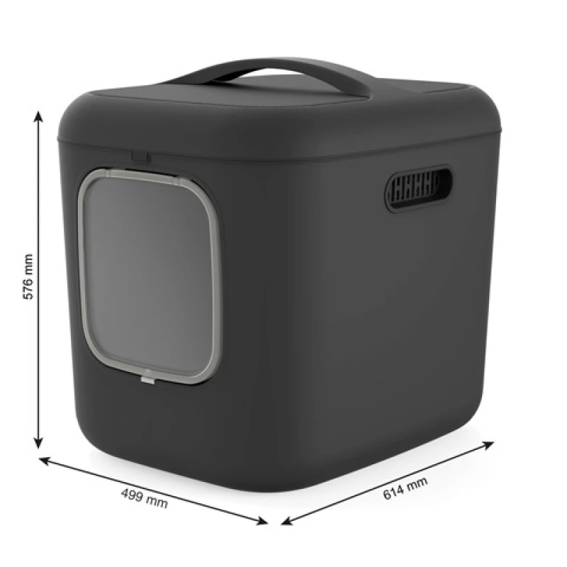 Κλειστή Λεκάνη Γάτας Rotho MyPet Biala XL ECO 61,4x49,9x57,6cm Γκρι Ανοιχτό Γάτες Κλειστή Λεκάνη Γάτας Rotho MyPet Biala XL ECO 61,4x49,9x57,6cm Γκρι Ανοιχτό Γάτες