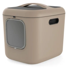 Κλειστή Λεκάνη Γάτας Rotho MyPet Biala XL ECO 61,4x49,9x57,6cm Καπουτσίνο  Κλειστή Λεκάνη Γάτας Rotho MyPet Biala XL ECO 61,4x49,9x57,6cm Καπουτσίνο