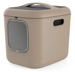 Κλειστή Λεκάνη Γάτας Rotho MyPet Biala XL ECO 61,4x49,9x57,6cm Καπουτσίνο  Κλειστή Λεκάνη Γάτας Rotho MyPet Biala XL ECO 61,4x49,9x57,6cm Καπουτσίνο