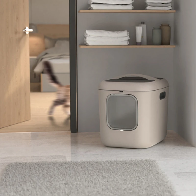 Κλειστή Λεκάνη Γάτας Rotho MyPet Biala XL ECO 61,4x49,9x57,6cm Καπουτσίνο Γάτες Κλειστή Λεκάνη Γάτας Rotho MyPet Biala XL ECO 61,4x49,9x57,6cm Καπουτσίνο Γάτες