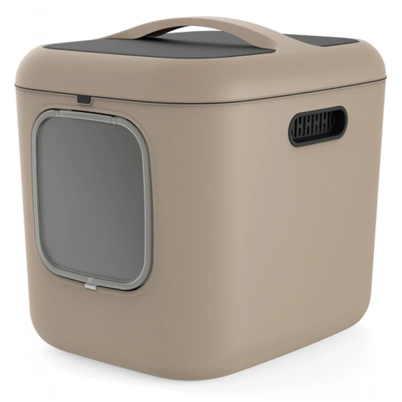 Κλειστή Λεκάνη Γάτας Rotho MyPet Biala XL ECO 61,4x49,9x57,6cm Καπουτσίνο Γάτες Κλειστή Λεκάνη Γάτας Rotho MyPet Biala XL ECO 61,4x49,9x57,6cm Καπουτσίνο Γάτες