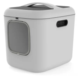 Κλειστή Λεκάνη Γάτας Rotho MyPet Biala XL ECO 61,4x49,9x57,6cm Λευκό 