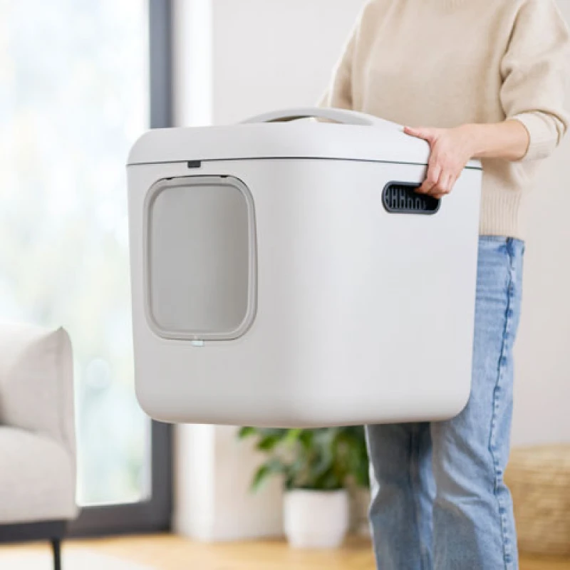 Κλειστή Λεκάνη Γάτας Rotho MyPet Biala XL ECO 61,4x49,9x57,6cm Λευκό Γάτες Κλειστή Λεκάνη Γάτας Rotho MyPet Biala XL ECO 61,4x49,9x57,6cm Λευκό Γάτες