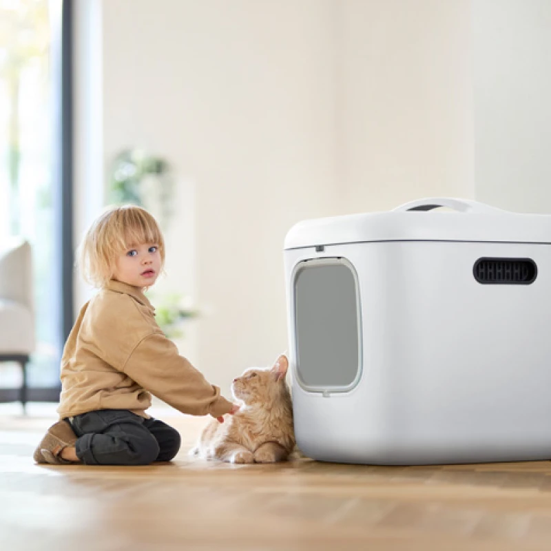 Κλειστή Λεκάνη Γάτας Rotho MyPet Biala XL ECO 61,4x49,9x57,6cm Λευκό Γάτες Κλειστή Λεκάνη Γάτας Rotho MyPet Biala XL ECO 61,4x49,9x57,6cm Λευκό Γάτες
