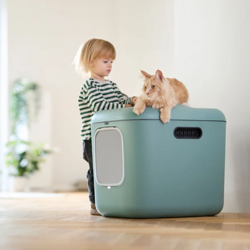 Κλειστή Λεκάνη Γάτας Rotho MyPet Biala XL ECO 61,4x49,9x57,6cm Πράσινο Γάτες Κλειστή Λεκάνη Γάτας Rotho MyPet Biala XL ECO 61,4x49,9x57,6cm Πράσινο Γάτες