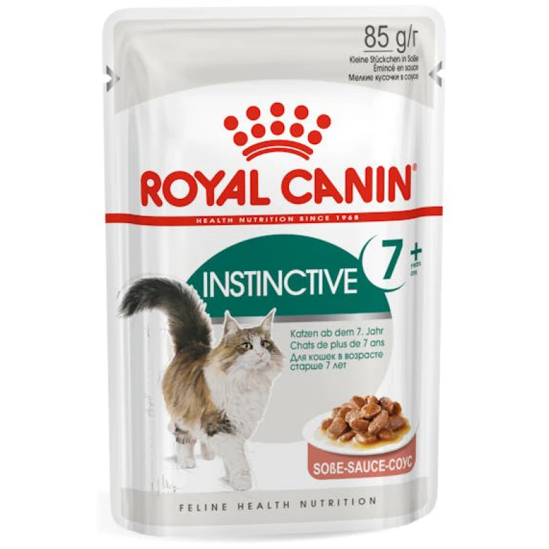 Royal Canin Cat Instinctive +7 in Gravy 12x85gr Γάτες