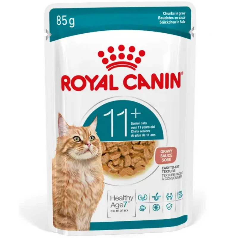 Royal Canin Cat Wet Food Ageing 11+ Gravy 12x85gr Γάτες