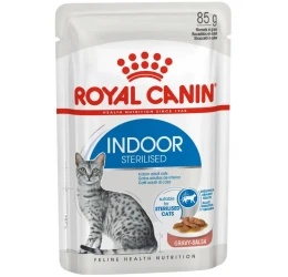 Royal Canin Cat Wet Food Indoor Sterilized Gravy 12x85gr