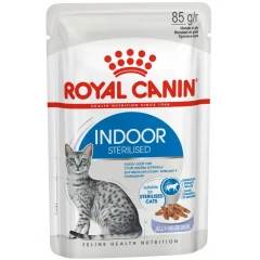 Royal Canin Cat Wet Food Indoor Sterilized Jelly 12x85gr