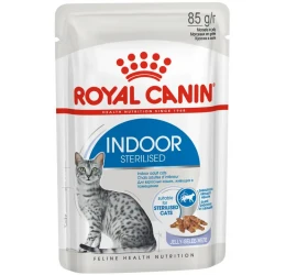 Royal Canin Cat Wet Food Indoor Sterilized Jelly 12x85gr