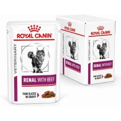Royal Canin Diet Cat Renal Beef Pouch 12x85gr (12τμχ) Royal Canin Diet Cat Renal Beef Pouch 12x85gr (12τμχ)