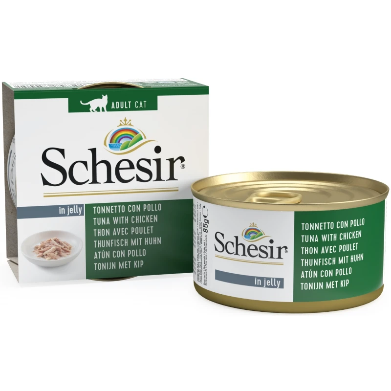 Schesir Cat Jelly Τόνος Με Κοτόπουλο 85gr 1τμχ ΓΑΤΕΣ