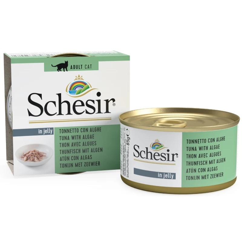 Schesir Cat Jelly Τόνος Με Άλγη 85gr 1τμχ ΓΑΤΕΣ