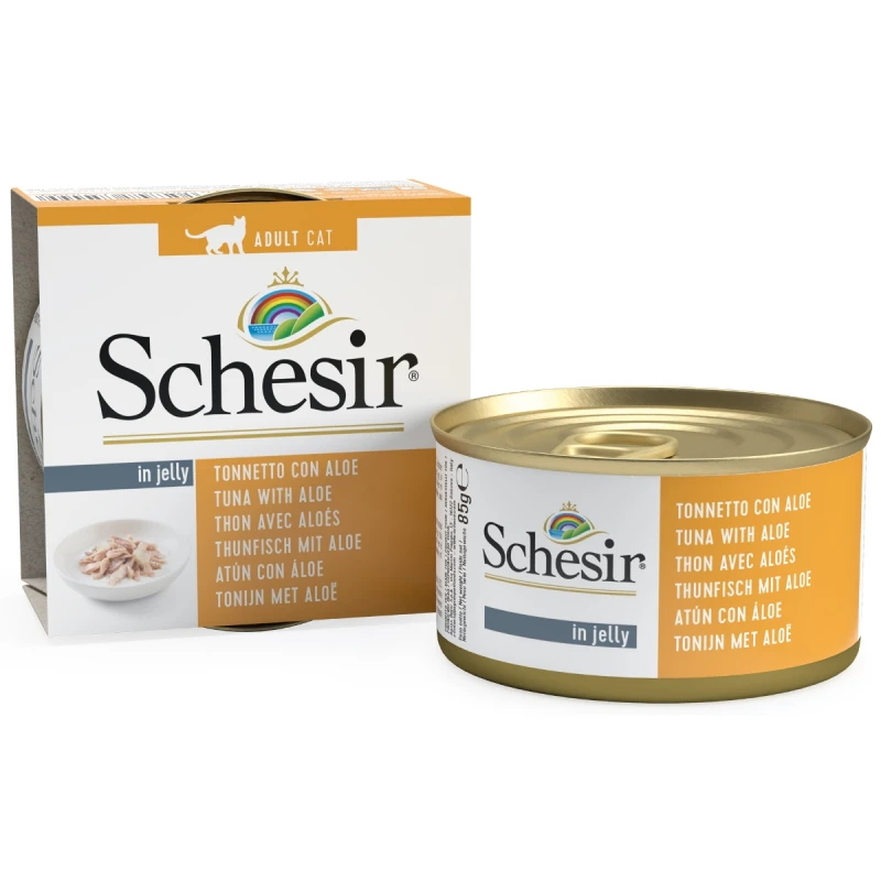 Schesir Cat Jelly Τόνος Με Αλόη 85gr 1τμχ ΓΑΤΕΣ