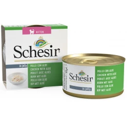 Schesir Cat Jelly Kitten Φιλετάκια Κοτόπουλου Με Αλόη 85gr 1τμχ Schesir Cat Jelly Kitten Φιλετάκια Κοτόπουλου Με Αλόη 85gr 1τμχ