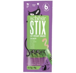 Λιχουδιές Γάτας Grain Free Schesir Cat Stix Pouch Treats Πάπια 6x15gr Λιχουδιές Γάτας Grain Free Schesir Cat Stix Pouch Treats Πάπια 6x15gr