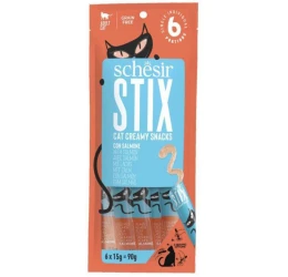 Λιχουδιές Γάτας Grain Free Schesir Cat Stix Pouch Treats Salmon 6x15gr Λιχουδιές Γάτας Grain Free Schesir Cat Stix Pouch Treats Salmon 6x15gr
