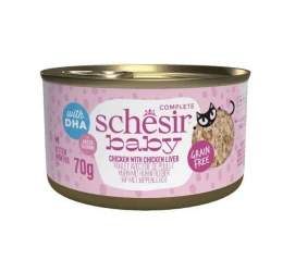 Υγρή Τροφή Γάτας Grain Free Schesir Baby Cat Wholefood 70gr Κοτόπουλο με Συκώτι Υγρή Τροφή Γάτας Grain Free Schesir Baby Cat Wholefood 70gr Κοτόπουλο με Συκώτι