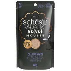 Υγρή Τροφή Γάτας Grain Free Schesir Cat After Dark Velvet Mousse 80gr Κοτόπουλο με Πάπια Υγρή Τροφή Γάτας Grain Free Schesir Cat After Dark Velvet Mousse 80gr Κοτόπουλο με Πάπια