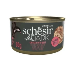 Υγρή Τροφή Γάτας Grain Free Schesir Cat After Dark Wholefood 80gr Κοτόπουλο με Μοσχάρι Υγρή Τροφή Γάτας Grain Free Schesir Cat After Dark Wholefood 80gr Κοτόπουλο με Μοσχάρι