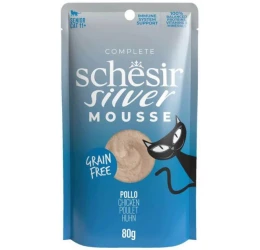 Υγρή Τροφή Γάτας Grain Free Schesir Cat Silver Mousse 80gr Κοτόπουλο με Κολοκύθα Υγρή Τροφή Γάτας Grain Free Schesir Cat Silver Mousse 80gr Κοτόπουλο με Κολοκύθα