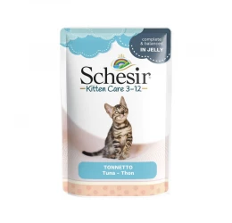 Υγρή Τροφή Γάτας Schesir Cat Pouch Kitten Tuna 85gr με Τόνο Υγρή Τροφή Γάτας Schesir Cat Pouch Kitten Tuna 85gr με Τόνο