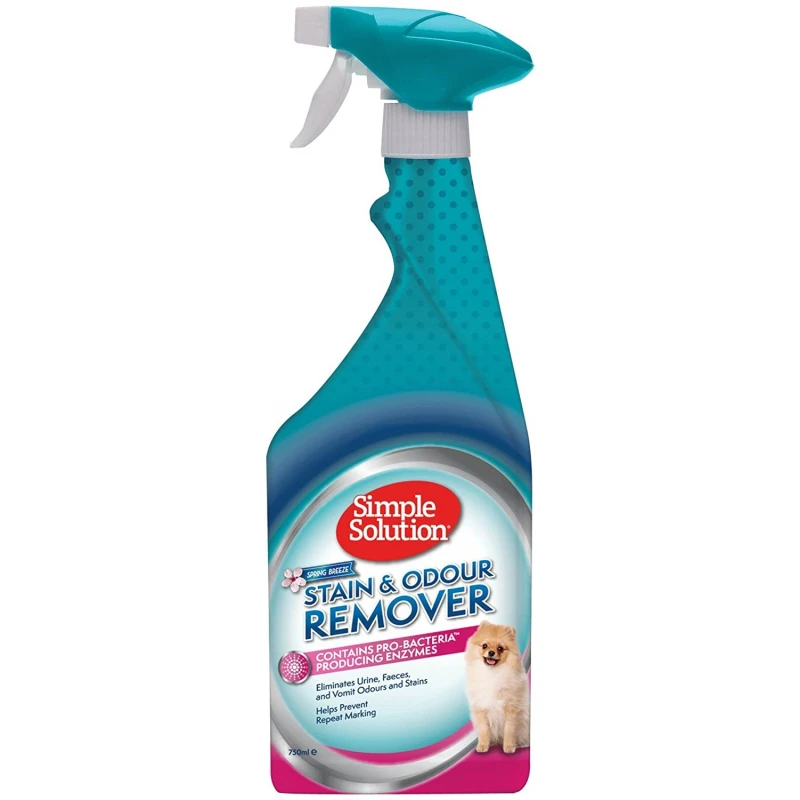 Καθαριστικό Simple Solution Spring Scented Pet Stain and Odour Remover 750ml ΣΚΥΛΟΙ