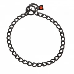 Sprenger Μαύρος Ανοξείδωτος Ατσάλινος Πνίχτης με Μικρό Κρίκο 3mm X 50cm 