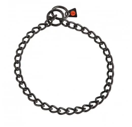 Sprenger Μαύρος Ανοξείδωτος Ατσάλινος Πνίχτης με Μικρό Κρίκο 3mm X 50cm  Sprenger Μαύρος Ανοξείδωτος Ατσάλινος Πνίχτης με Μικρό Κρίκο 3mm X 50cm