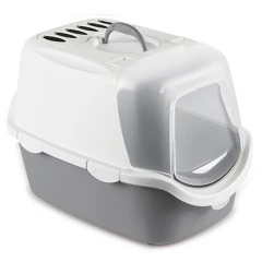 Κλειστή Λεκάνη Γάτας Stefanplast Cathy Easy Clean Γκρι 56x40x40h cm Κλειστή Λεκάνη Γάτας Stefanplast Cathy Easy Clean Γκρι 56x40x40h cm