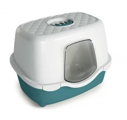 Κλειστή Λεκάνη Γάτας Stefanplast Tres Chic Indoor με φίλτρο άνθρακα 56x39x39h cm Πετρόλ Κλειστή Λεκάνη Γάτας Stefanplast Tres Chic Indoor με φίλτρο άνθρακα 56x39x39h cm Πετρόλ