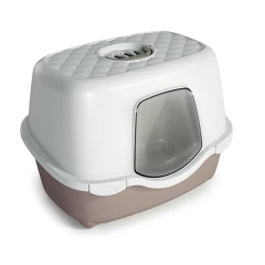 Κλειστή Λεκάνη Γάτας Stefanplast Tres Chic Indoor με φίλτρο άνθρακα 56x39x39h cm Μπεζ Κλειστή Λεκάνη Γάτας Stefanplast Tres Chic Indoor με φίλτρο άνθρακα 56x39x39h cm Μπεζ