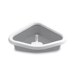 Λεκάνη Γάτας Ανοιχτή Stefanplast Sprint Corner 40x56x14h cm με φτυαράκι Γκρι Λεκάνη Γάτας Ανοιχτή Stefanplast Sprint Corner 40x56x14h cm με φτυαράκι Γκρι