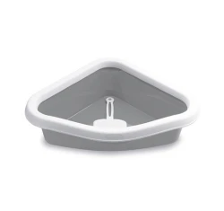 Λεκάνη Γάτας Ανοιχτή Stefanplast Sprint Corner 40x56x14h cm με φτυαράκι Γκρι Λεκάνη Γάτας Ανοιχτή Stefanplast Sprint Corner 40x56x14h cm με φτυαράκι Γκρι