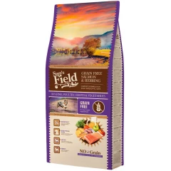 Ξηρά Τροφή Σκύλου Sam's Field Adult Grain Free Σολομός & Ρέγγα 13kg