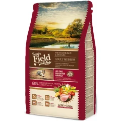 Ξηρά Τροφή Σκύλου Sam's Field Adult Medium Low Grain Κοτόπουλο & Πατάτα 2,5kg