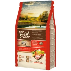 Ξηρά Τροφή Σκύλου Sam's Field Adult Mini Low Grain Κοτόπουλο & Πατάτα 2,5kg