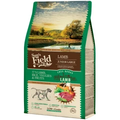 Ξηρά Τροφή Σκύλου Sam's Field Junior Large Low Grain Αρνί & Ρύζι 13kg