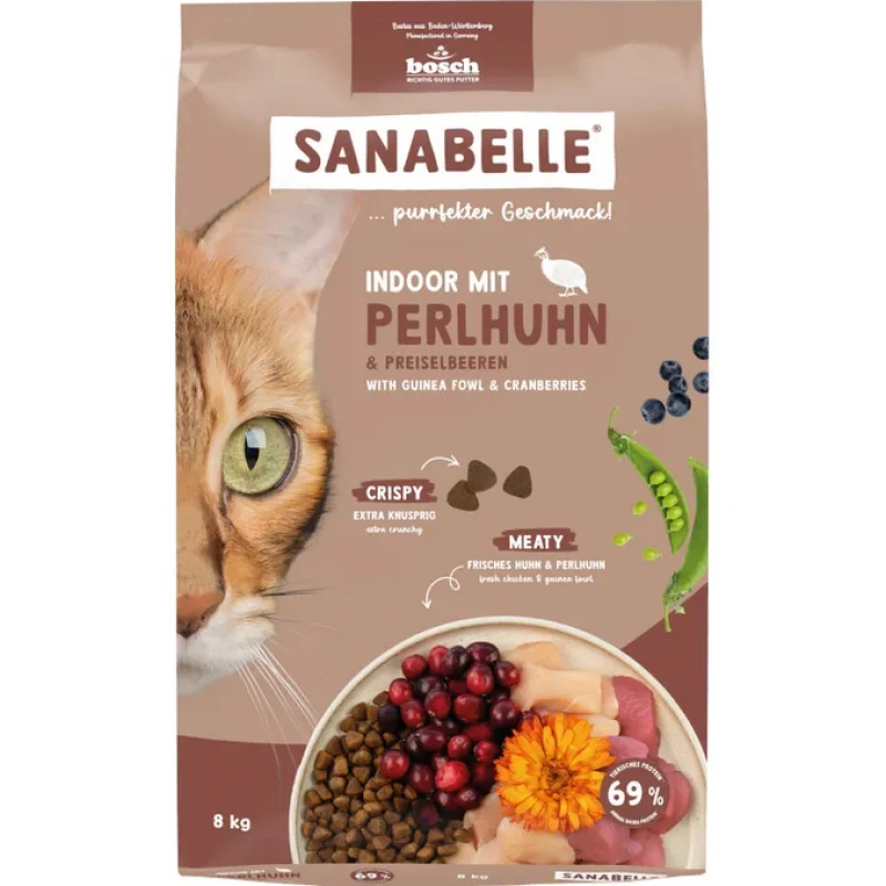 Sanabelle Adult Indoor 8kg Γάτες