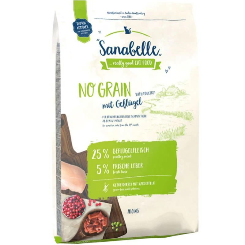 Sanabelle Adult No Grain Poultry (με Πουλερικά) 10kg ΓΑΤΕΣ