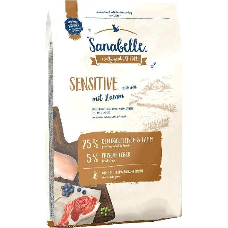 Sanabelle Adult Sensitive with Lamb (με Αρνί) 10kg ΓΑΤΕΣ