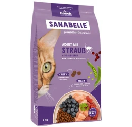 Sanabelle Adult With Ostrich (Στρουθοκάμηλο) 2kg Sanabelle Adult With Ostrich (Στρουθοκάμηλο) 2kg