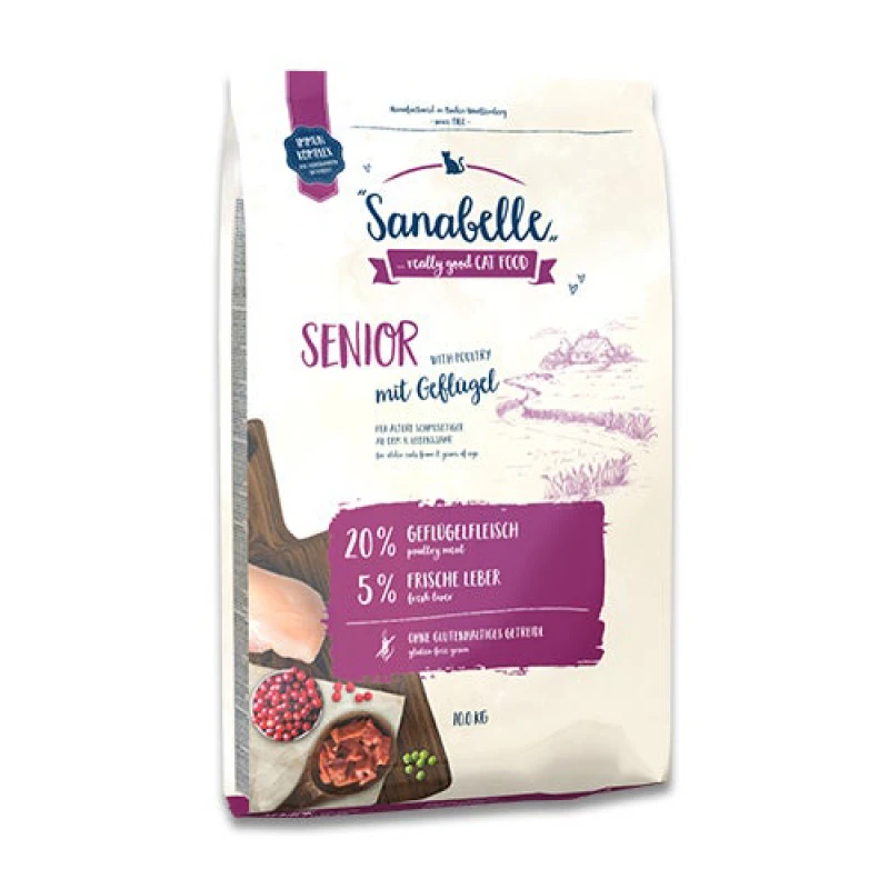 Ξηρά Τροφή Γάτας Sanabelle Senior Cat Grain Free Poultry (με Πουλερικά) 2kg ΓΑΤΕΣ