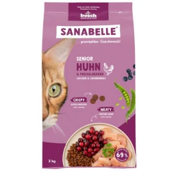 Ξηρά Τροφή Γάτας Sanabelle Senior Cat Grain Free Poultry (με Πουλερικά) 2kg