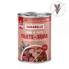 Υγρή Τροφή Γάτας Bosch Sanabelle Γαλοπούλα & Βοδινό 400gr