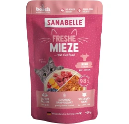 Υγρή Τροφή Γάτας Bosch Sanabelle Βοδινό & Κοτόπουλο 100gr