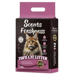 Άμμος - Πέλλετ Γάτας Scents Of Freshness Tofu Cat Litter Baby Powder 7lt (2,8kg)
